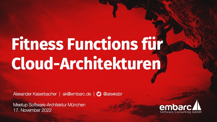 Teaser-Bild für pdf: Fitness Functions für Cloud-Architekturen