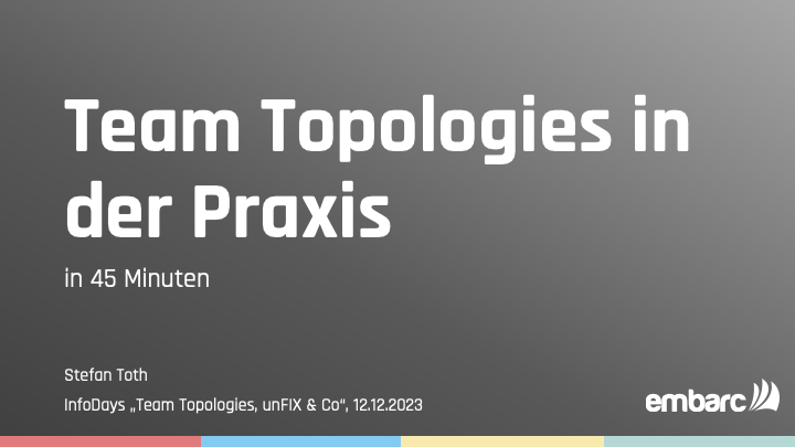 Teaser-Bild für pdf: Team Topologies in der Praxis