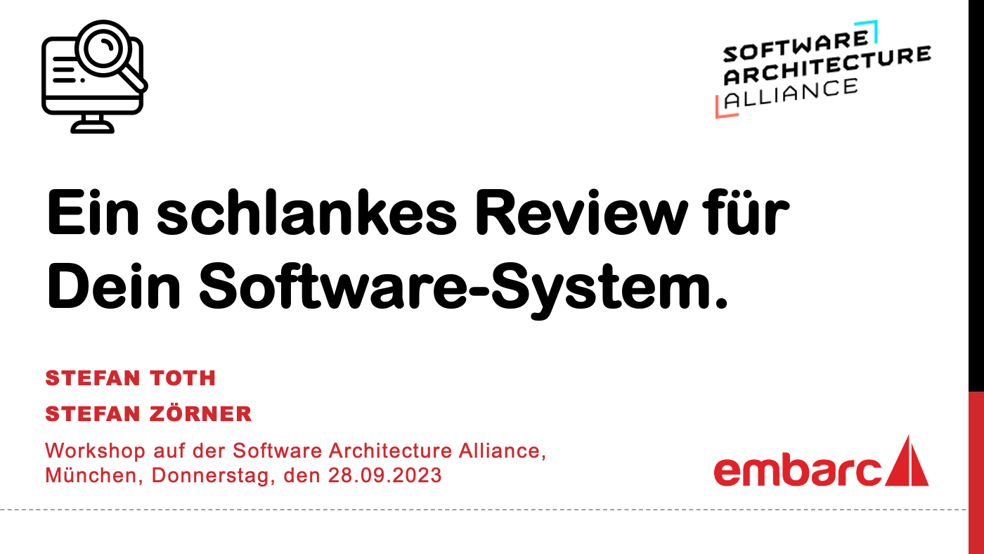 Teaser-Bild für pdf: Ein schlankes Review für Dein Software-System