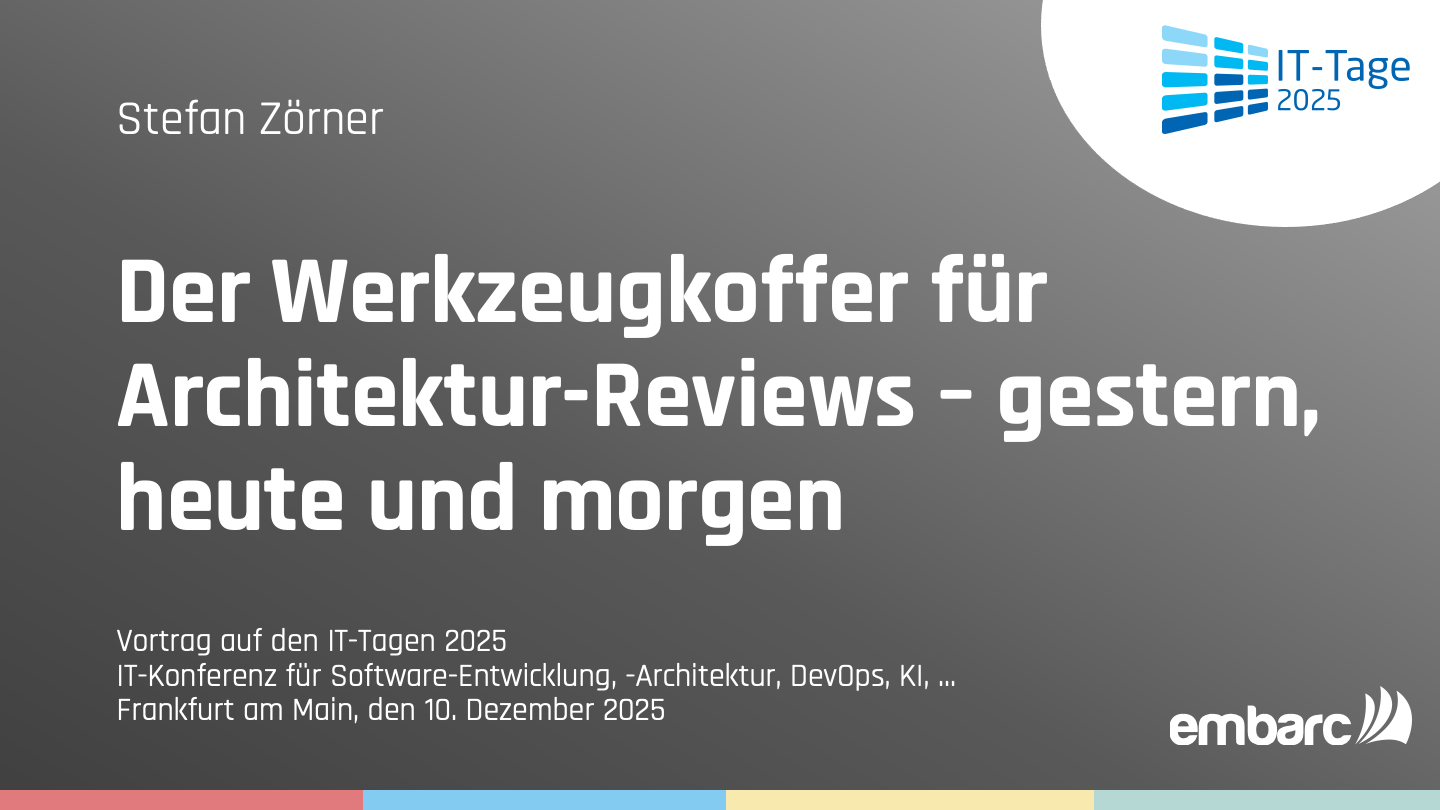 Der Werkzeugkoffer für Architektur-Reviews