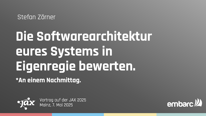 Teaser-Bild für pdf: JAX 2025: Softwarearchitektur in Eigenregie bewerten