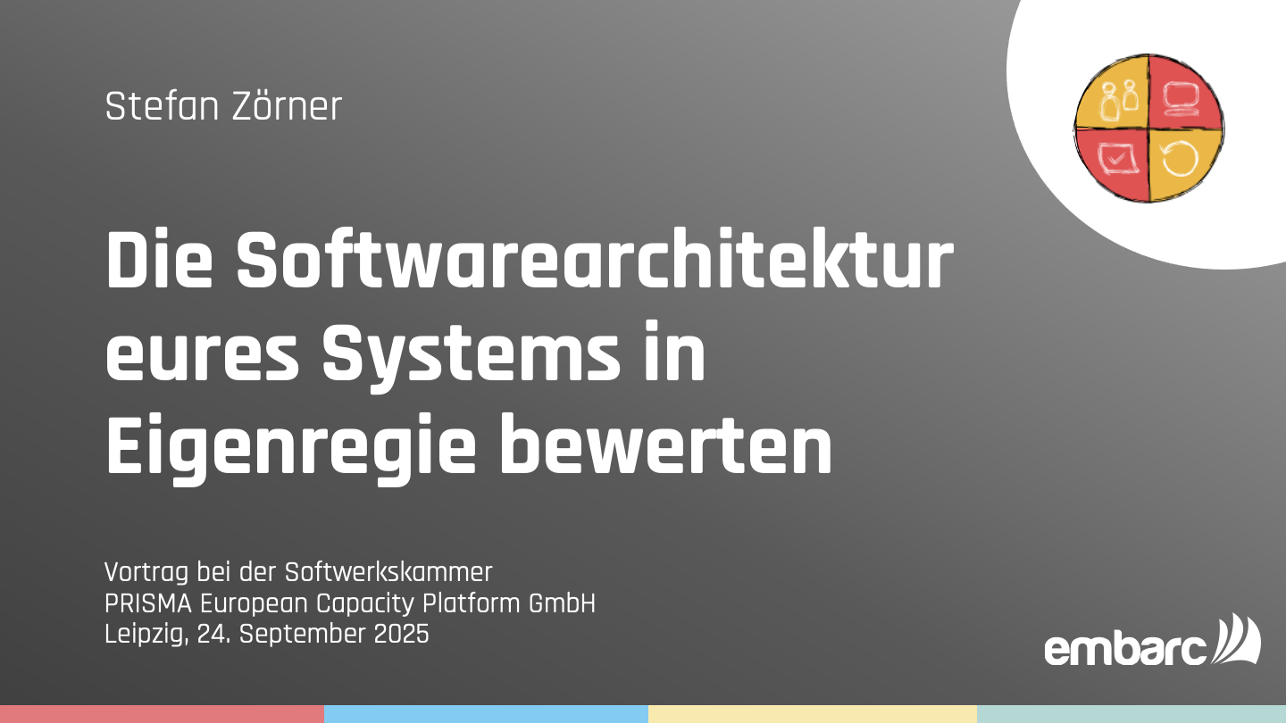 Teaser-Bild für pdf: Softwerkskammer: LASR — Softwarearchitektur in Eigenregie bewerten