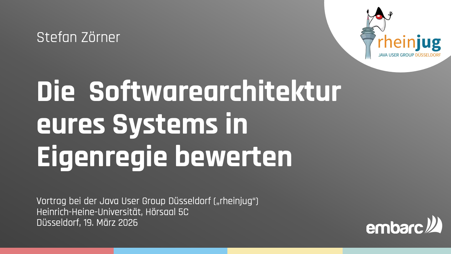 Die Softwarearchitektur des Systems in Eigenregie bewerten