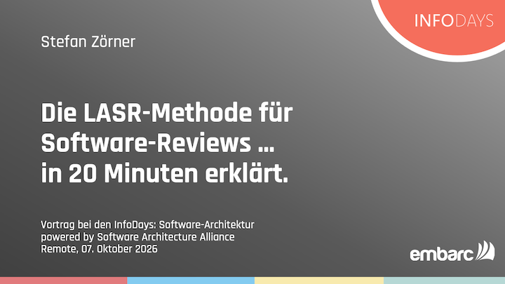 Teaser-Bild für pdf: Die LASR-Methode für Software-Reviews ... in 20 Minuten erklärt.