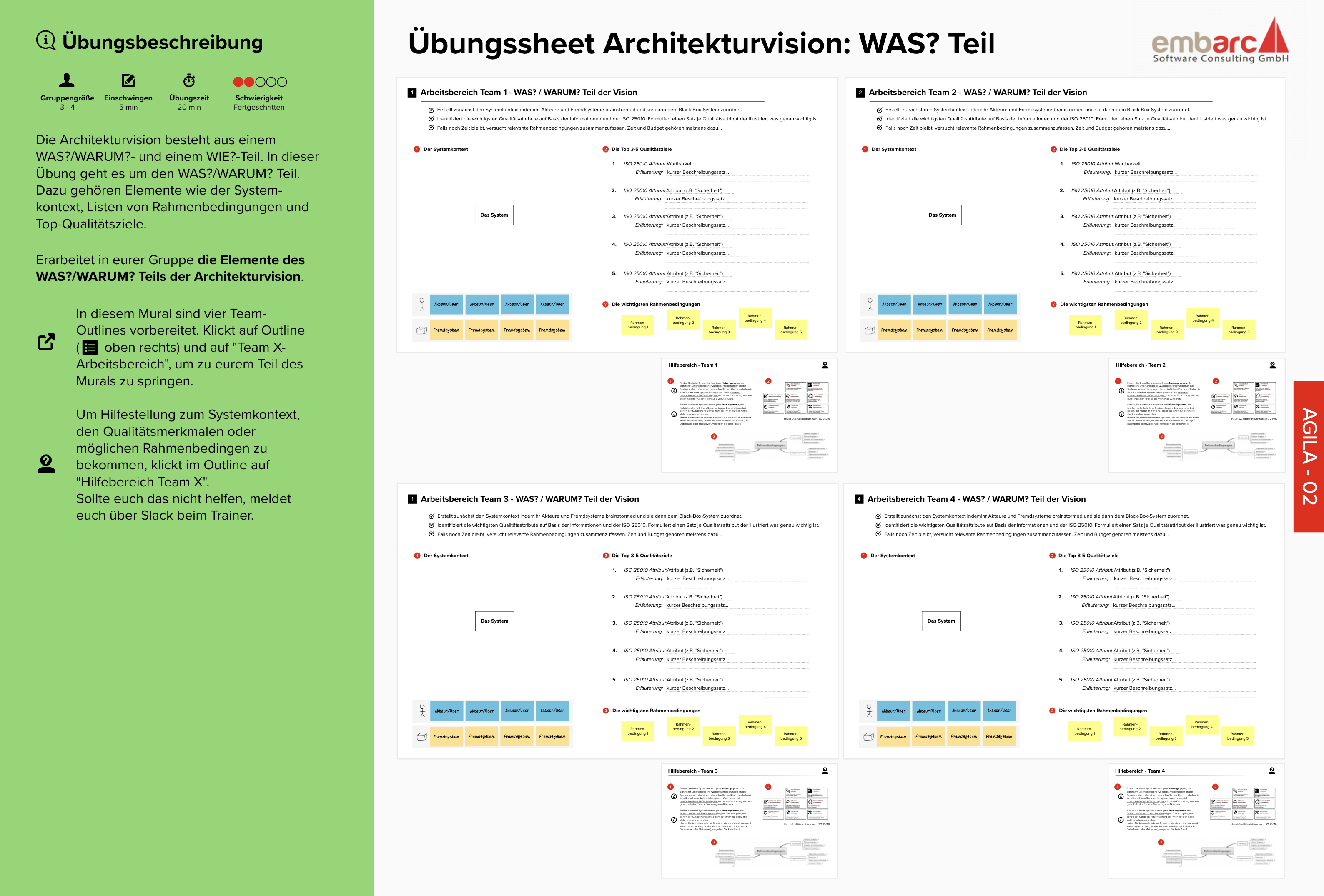 Übungssheet aus AGILA